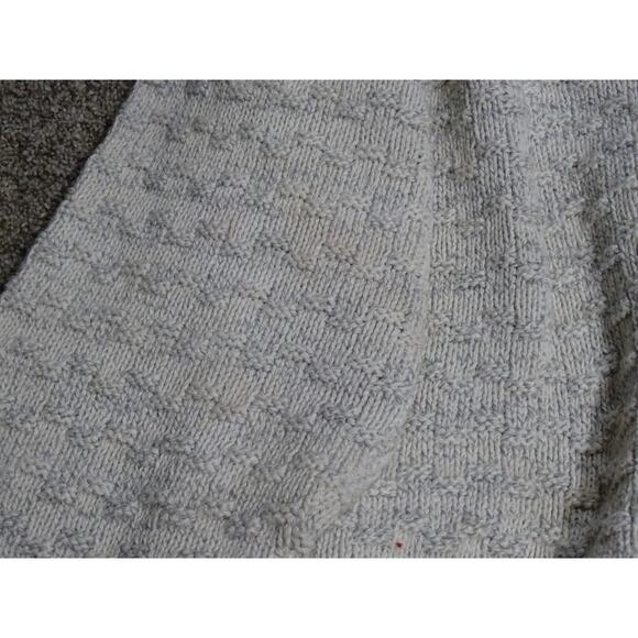 Vtg United States Sweaters 100% Cotton Knit Pullover Size Large Purple Ringer - Picture 9 of 10